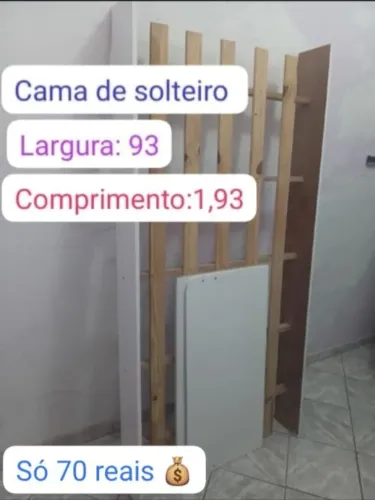 Vendo essa cama de solteiro só 60 reais ?