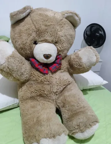 Lindo urso de pelúcia