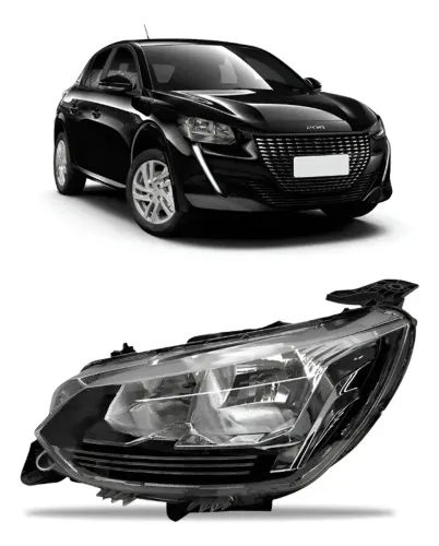Farol Peugeot 208 Like S/led 2020 A 2023 Original Esquerdo/motorista