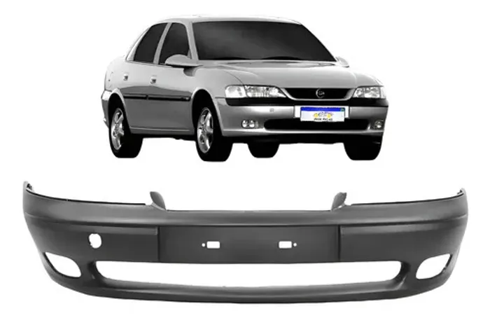 Parachoque Chevrolet Vectra 2000 2001 2002 03 04 05 Com Furo Preto