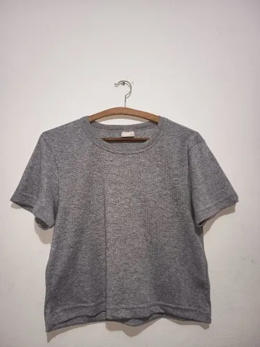 Cropped cinza GG