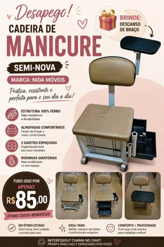 Cadeira de manicure