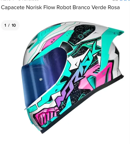 Capacete Norisk Flow Robot - Tam 58