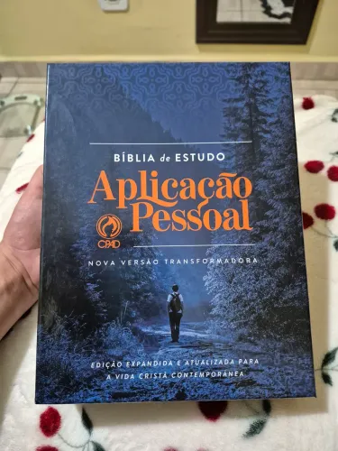 Bíblia de aplicação pessoal Nvt capa azul