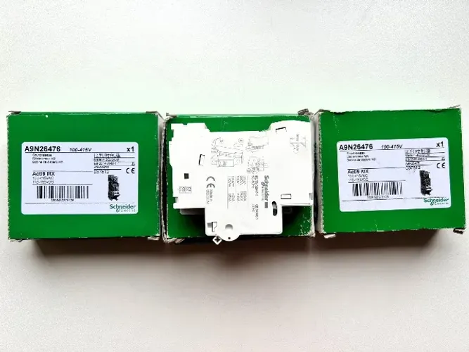 KIT 3 Bobinas de Desligamento Schneider A9N26476 100-415VAC 110-130VDC Acti9 MX
