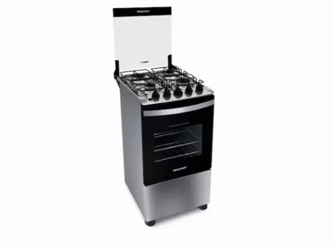 Fogão Brastemp Clean 4 Bocas Inox - Ótimo Estado