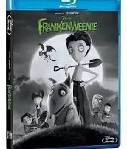 Blu- Ray Frankenweenie- Original e Raro- Tim Burton