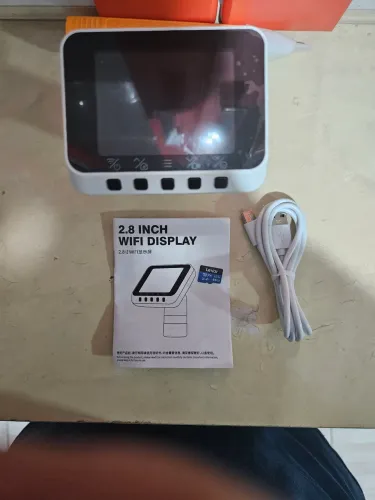 Camera para telescópio com tela LCD 2.8 e wifi com cartão de memória 64gb