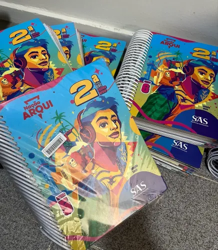 Livro 2 ano Ensino Médio Completo - SAS +Filos/Sociol+Artes+ENEM por habilidades