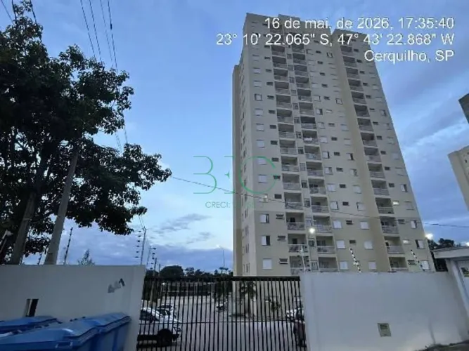 Apartamento à venda, 49 m² por R$ 122.091,53 - Residencial Ouro Verde - Cerquilho/SP