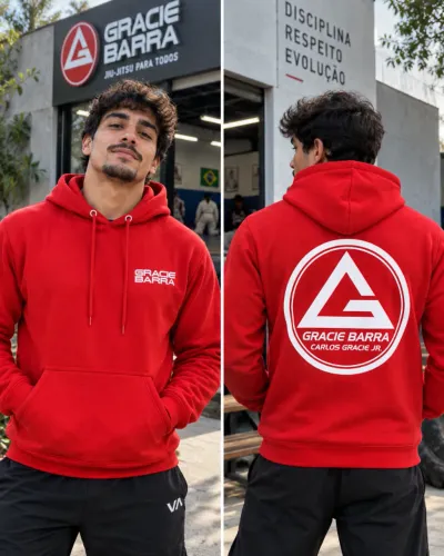 Moletom Gracie Barra Jiu Jitsu G