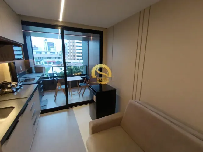 Flat no Sun Smart beira mar de Intermares 100% projetado.