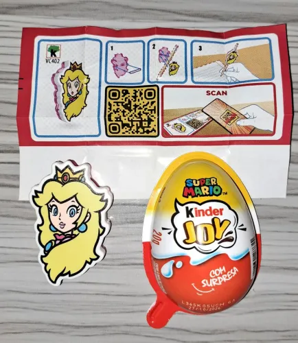 Princesa Peach Kinder Joy Super Mario