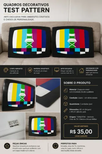 Quadros decorativos - Tok Stok
