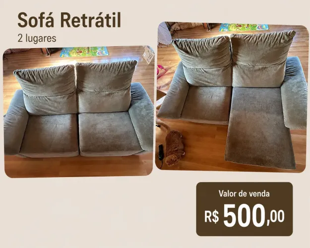Sofá Retrátil