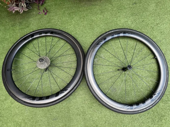 Rodas Speed elite wells carbono original 50mm cerâmica