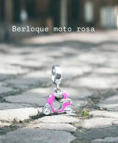 Berloque de moto - Prata - Entrega imediata 