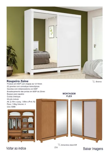 Roupeiro Zeine 1.80m