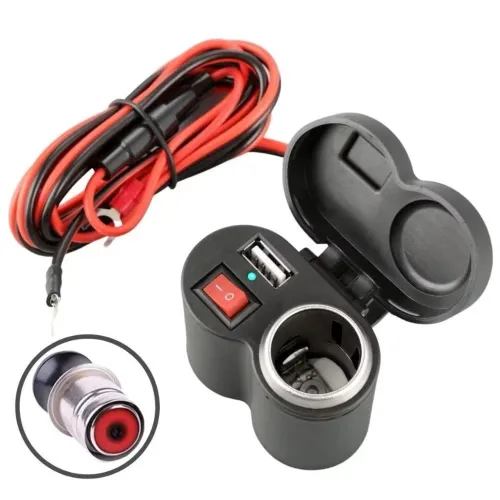 Carregador de celular para moto