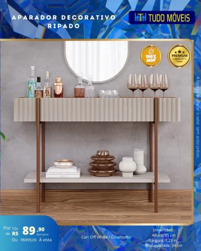 Aparador Decorativo Ripado