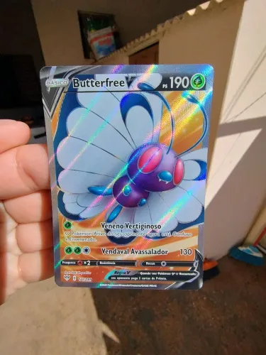 Carta Pokémon Butterfree V Full ART Original