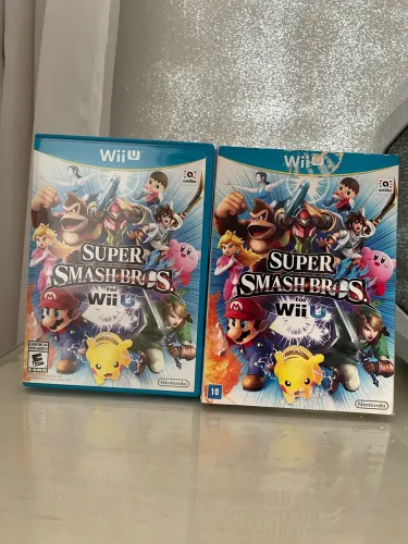 Super Smash Bros para Wii U - Completo - Capa PT-BR + Manual - Original