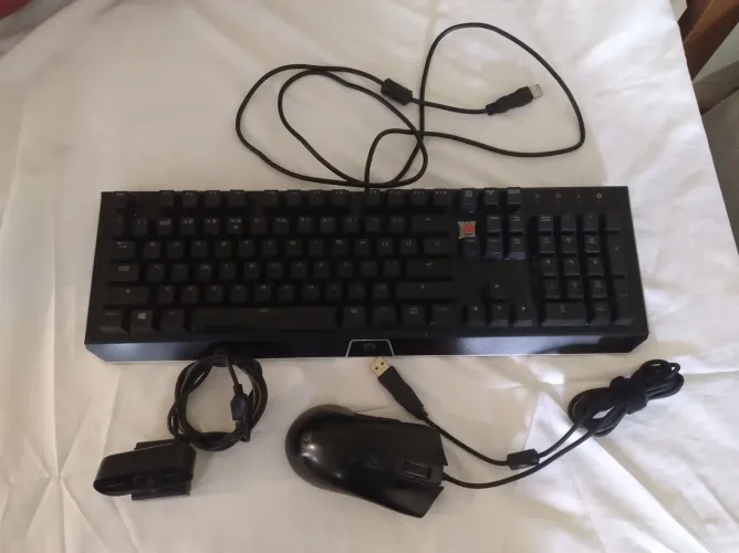 Teclado Gamer, Mouse Redragon e Webcam