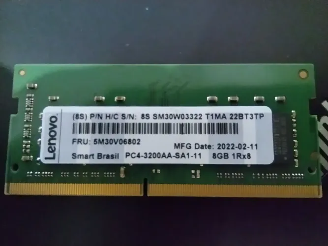 Memória de notebook DDR4 8GB 3200