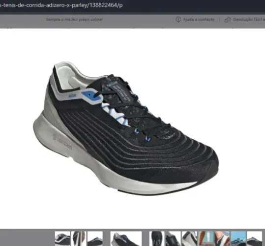 Tenis Adidas corrida Novo Parley / Adizero Lightstrike Low