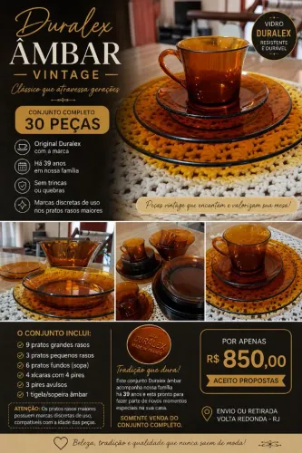 Duralex Âmbar Vintage