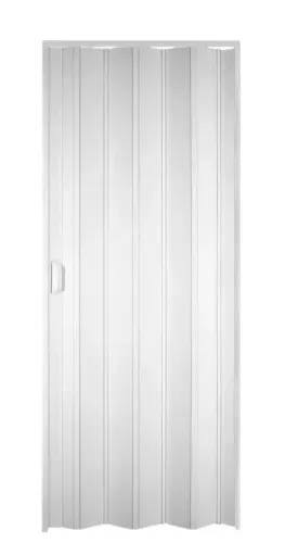 4 Portas sanfonada PVC 84cm x 210cm branco neve duda (kit 4 unidades) porta de pvc sanfona