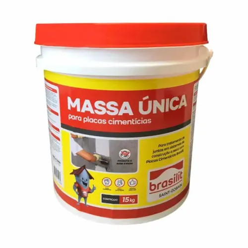 Massa única placa cimentícia