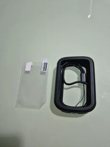 Capinha, película e cabo de segurança para ciclocomputadores como bsc100 bsc300 etc bsc200