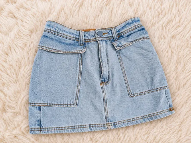 Saia jeans