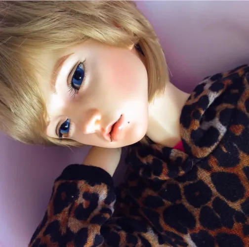 Boneco BJD SD Kana Doll Lune 1/3 original somente a cabeça