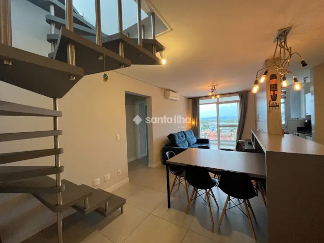 Apartamento duplex, com 3 dormitórios para alugar, 114m² - Campeche - Florianópolis/SC