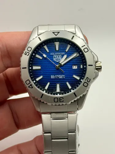 Relogio Tag Aquaracer Azul - Automatico - Prem A+ - 41mm