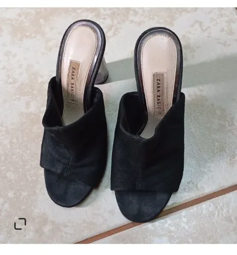 Tamanco Zara preto tamanho 36