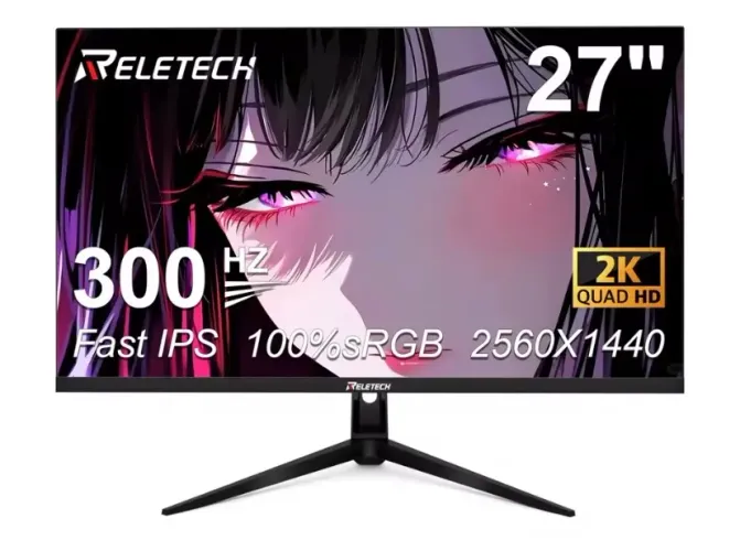 Monitor 300hz QHD/2K NOVO Aberto só para teste