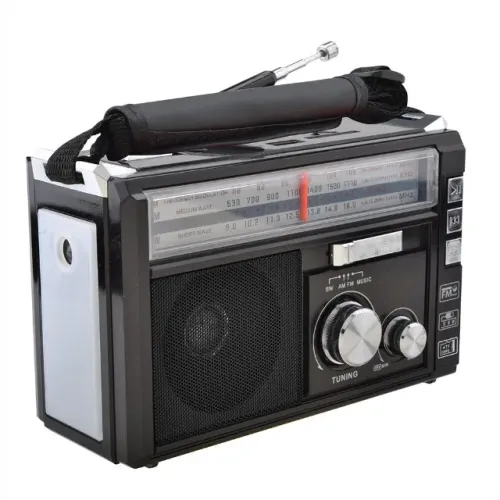 Radio retrô AM/FM e bluetooth