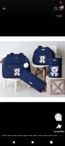 KIT BOLSA MATERNIDADE COMPLETO 