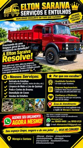 DISK+remoção+entulhos+em+geral