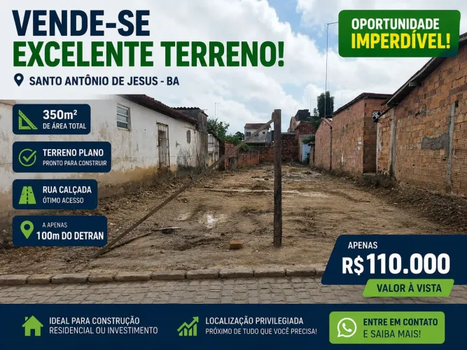 Vendo terreno saj