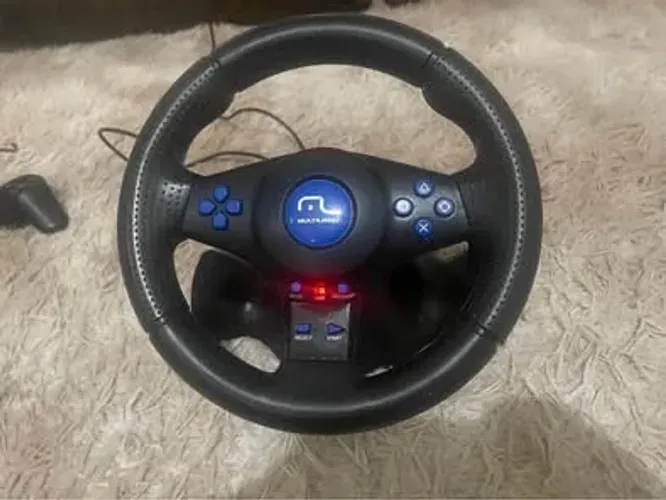 Volante para Ps2 ps3 e pc com câmbio junto