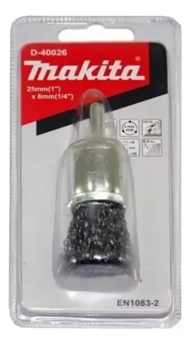 Escova Aco Tipo Pincel 25mm Makita - D-40026