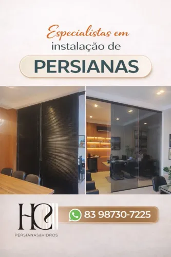Persianas (venda, serviços em geral ) atendimento em João Pessoa e Região
