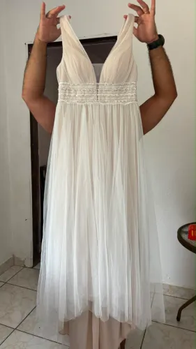 Vestido de noiva usado apenas uma vez