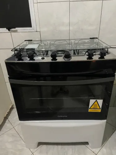 Fogão Branco Continental 5 bocas Novo