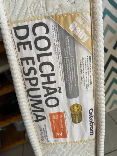 Colchão Ortobom Pró-Saúde Baby + Brinde Trocador (Excelente Estado)