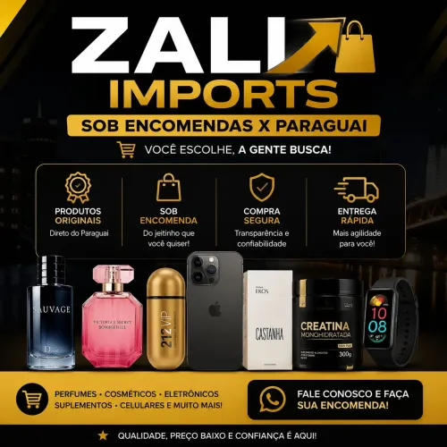 ZAlI IMPORTS - PRODUTOS DIRETO DO PARAGUAI SOB ENCOMENDA